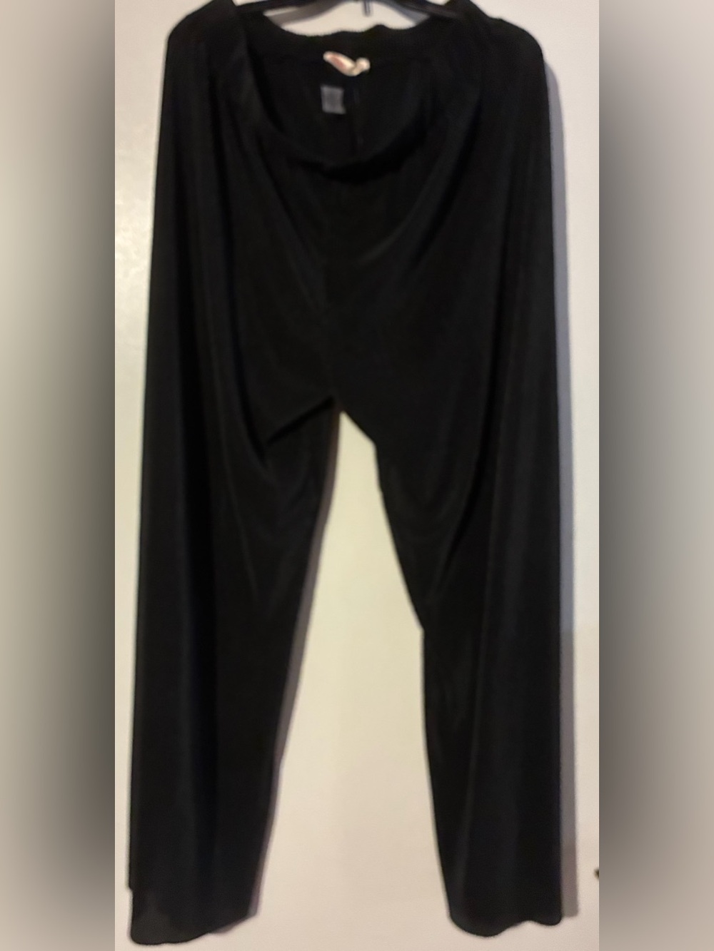 Black Draped Harem Pants